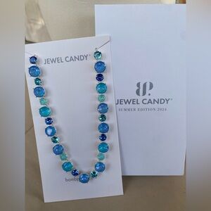 Jewel Candy Blue Gemstone Necklace